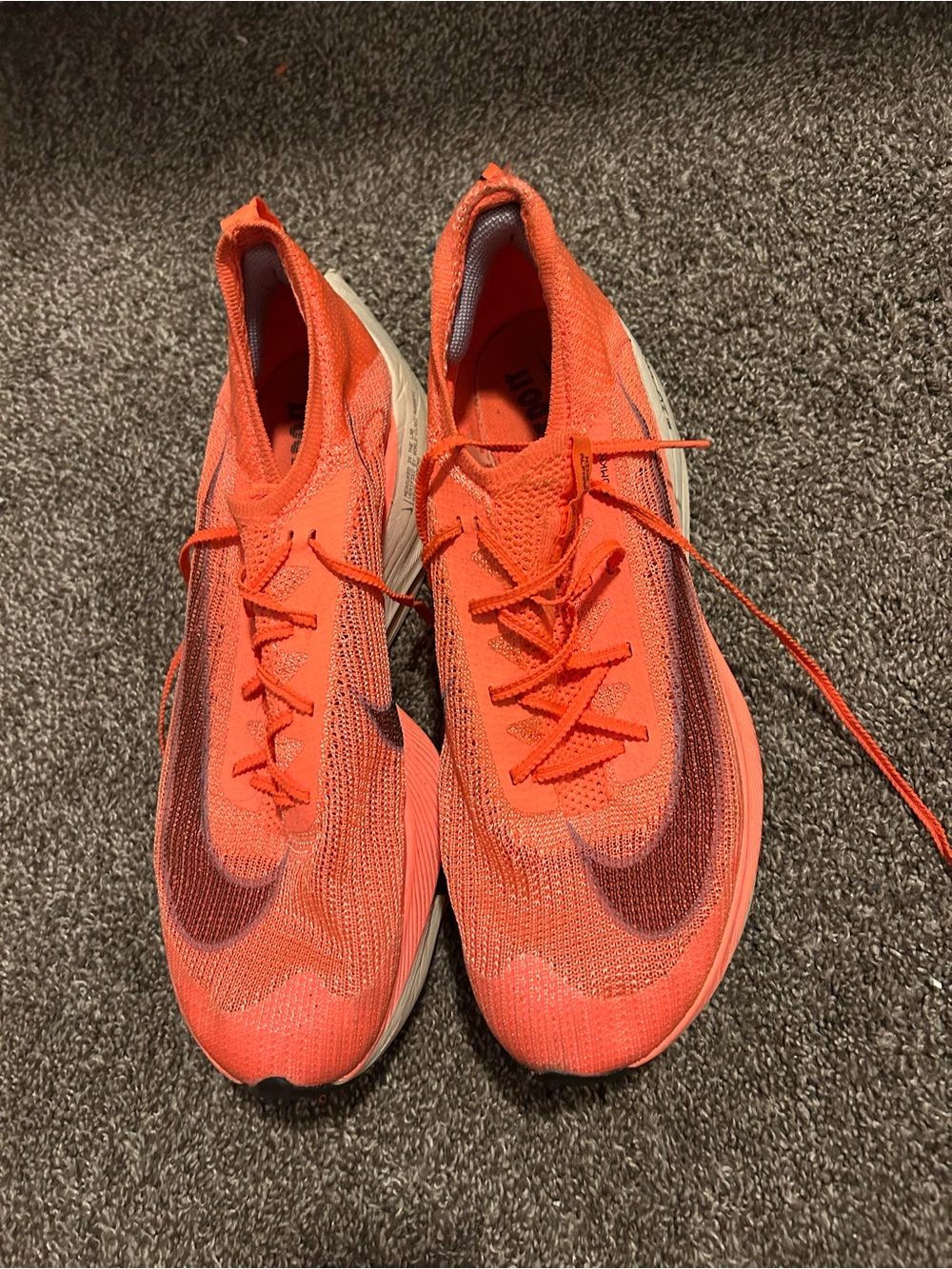 Nike Men’s Orange Alphafly Running Shoes